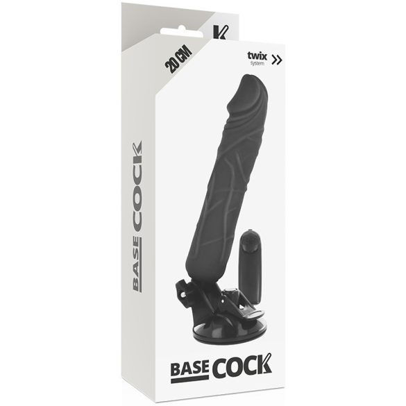 BASECOCK – valósághű vibrátor távirányítóval, 20 cm