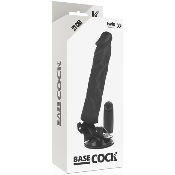 BASECOCK – valósághű vibrátor távirányítóval, 21 cm