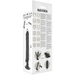 BASECOCK – valósághű vibrátor távirányítóval, 21 cm