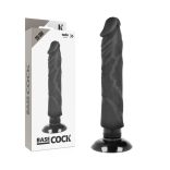 BASECOCK - élethű vibrátor 20 cm hosszú, 4 cm átmérőjű