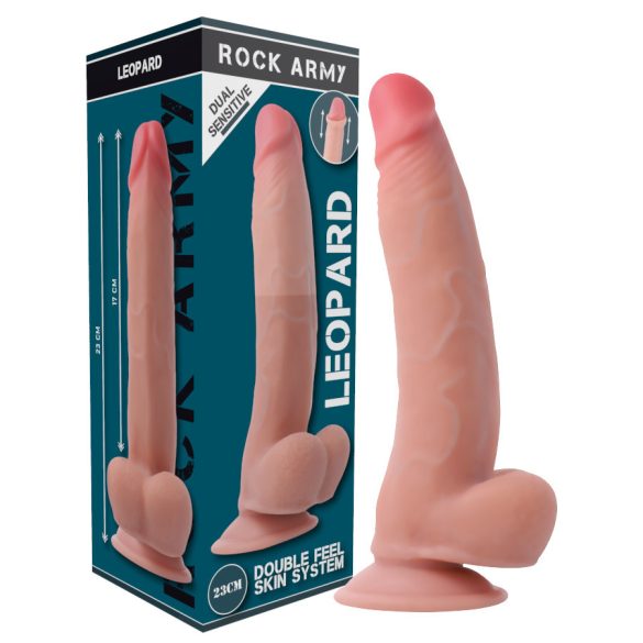 RockArmy - prémium duál sűrűségű vibrátor 23 cm hosszú