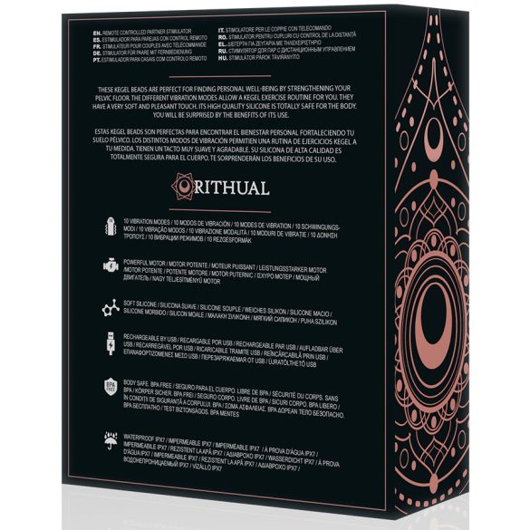 RITHUAL Nisha – újratölthető vibráló kegel golyók