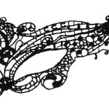 COQUETTE CHIC DESIRE – fekete csipke szexi maszk