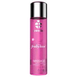   SWEDE Fruity Love - melegítő masszázsolaj málna-rózsaszín 120 ml
