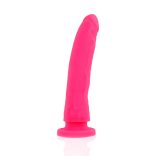 Delta Club – prémium rózsaszín dildó orvosi szilikonból 17 cm