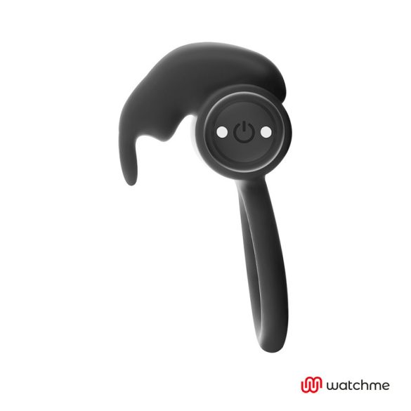 BLACK&SILVER - távirányítós péniszgyűrű, élvezetes élményhez