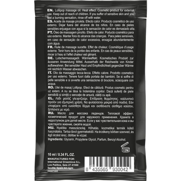 Coquette Chic Desire – csókolható masszázsolaj meleg érzettel