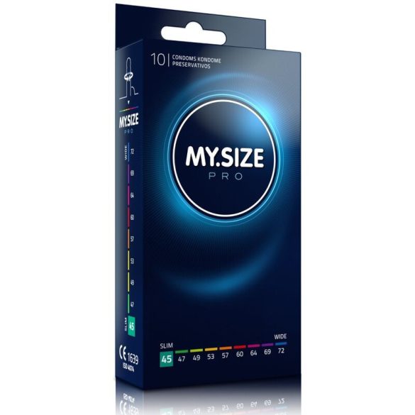 MY SIZE – prémium 45 mm-es óvszer 10 db-os kiszerelésben