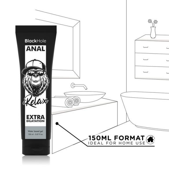 BLACK HOLE – vízbázisú anális tágító gél 150 ml