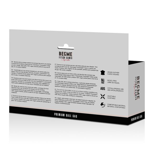 BEGME – prémium vegán bőr álcsomójáték