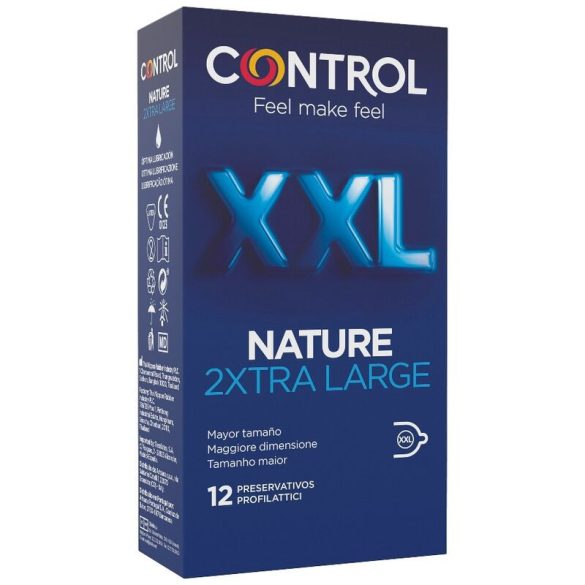 CONTROL - NATURE XXL – prémium óvszer 12 db-os kiszerelésben