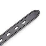 OHMAMA FETISH – szilikon golyós gag bőr övvel (lakattal)