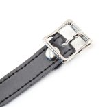 OHMAMA FETISH – szilikon golyós gag bőr övvel (lakattal)