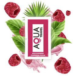   AQUA TRAVEL – prémium vízbázisú síkosító 6 ml, vadmálna ízű