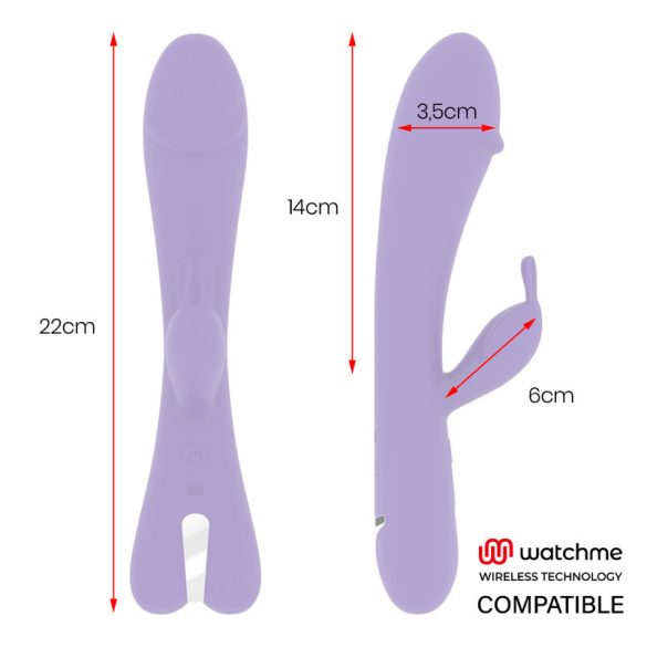 MR BOSS Aitor – vezeték nélküli nyúl vibrátor WatchMe kompatibilis