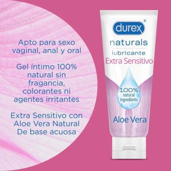 Durex Naturals – extra érzékeny síkosító 100 ml