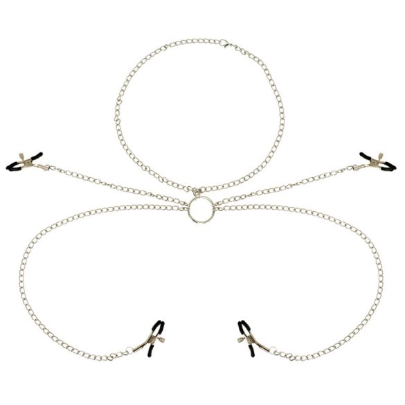 OHMAMA FETISH – láncos mellbimbócsipesz szett