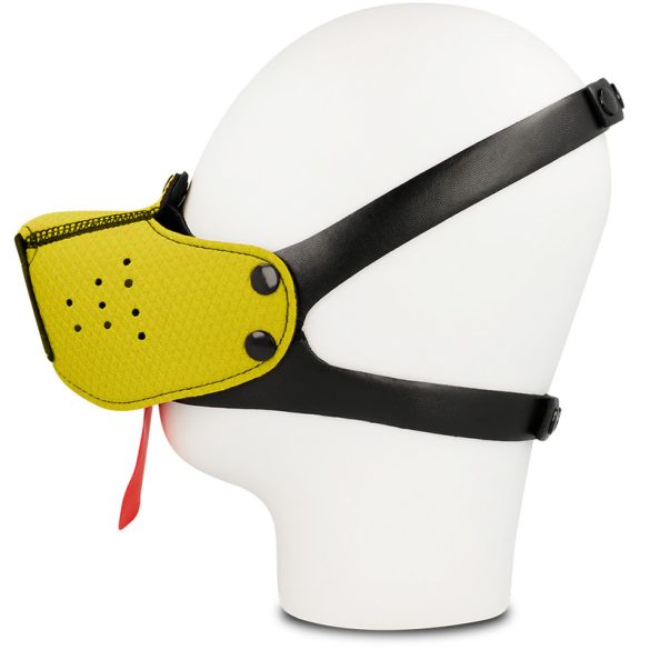 OHMAMA FETISH – stílusos kutyafék sárgában