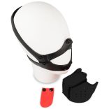 OHMAMA FETISH – prémium fekete szájkosár érzéki játékokhoz