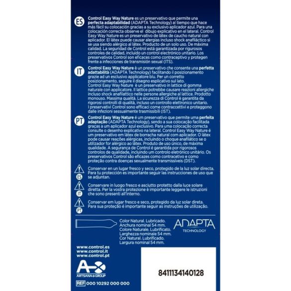 CONTROL NATURE – természetes érzéki védelem 10 db