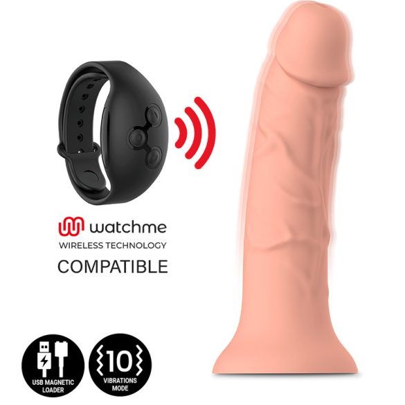 MYTHOLOGY Asher Original – M méretű vibráló dildo