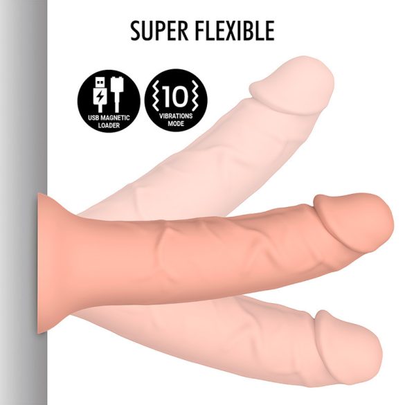MYTHOLOGY Asher Original – M méretű vibráló dildo