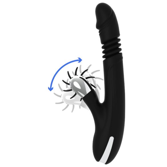 BLACK&SILVER – nyuszi vibrációs masszírozó