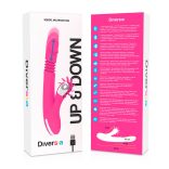 DIVERSIA - vízálló prémium nyuszivibrátor 24 cm