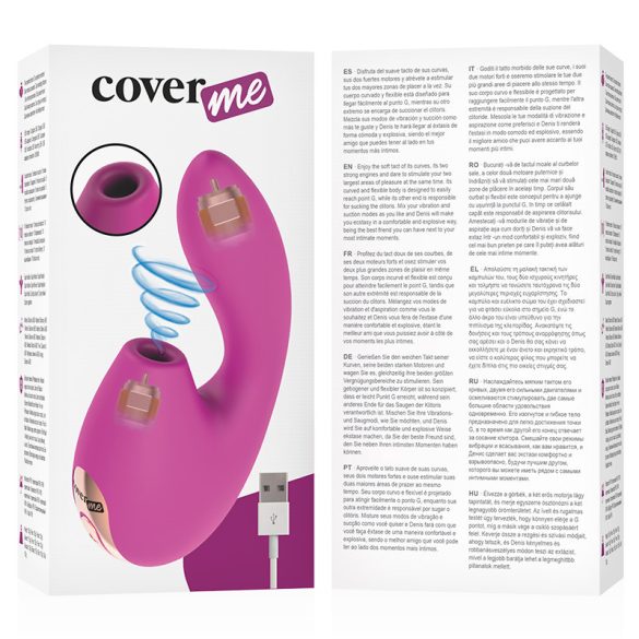 COVERME – erőteljes G-pont és csikló vibrátor