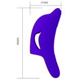 PRETTY LOVE - erőteljes sötétkék ujjizgató