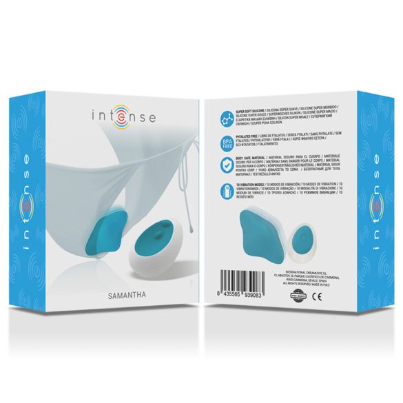 INTENSE - távirányítós vibráló bugyi kék színben