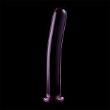 Ibiza Nebula Series 8 – pink boroszilikát üveg dildo 14,5 cm