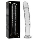 Ibiza Nebula Series – tiszta boroszilikát üveg dildo 18,5 cm