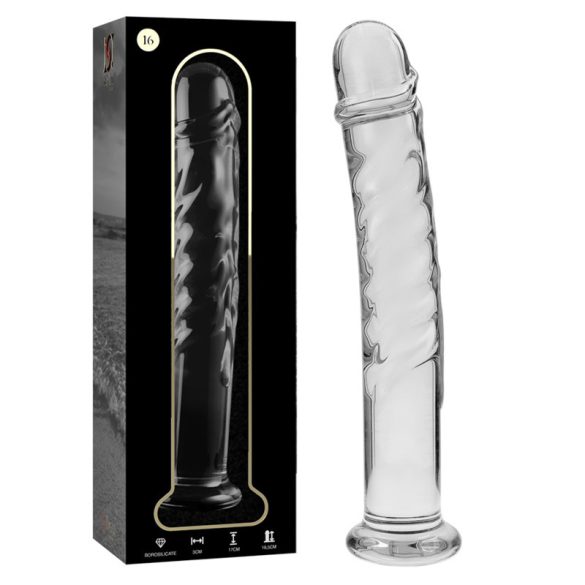 Ibiza Nebula Series – tiszta boroszilikát üveg dildo 18,5 cm