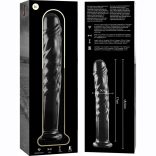 Ibiza Nebula Series – tiszta boroszilikát üveg dildo 18,5 cm