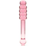 Ibiza Nebula 20 – rózsaszín boroszilikát dildó 20,5 cm