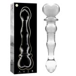 Ibiza Nebula Series - elegáns boroszilikát üveg dildo 20,5 cm