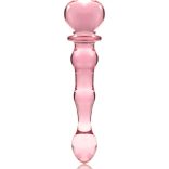 IBIZA Nebula – boroszilikát üveg dildo, 20,5 cm rózsaszín