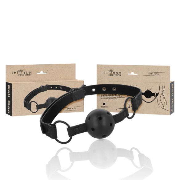 INTENSE – prémium bőr golyós fétis gag