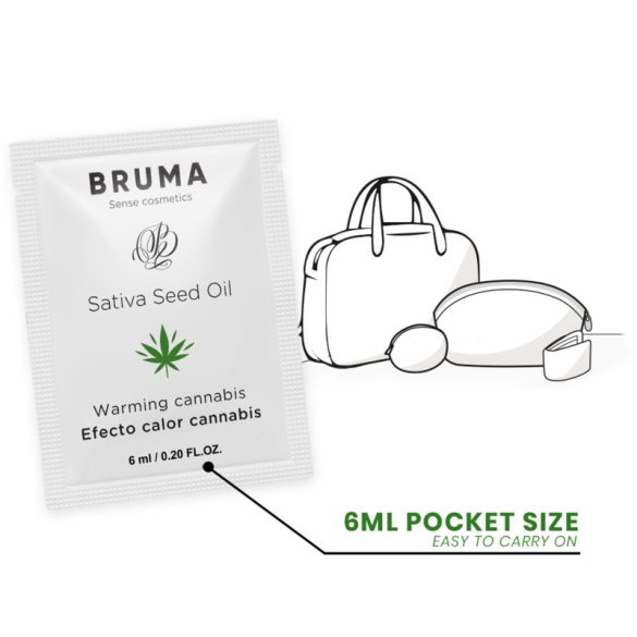 BRUMA – melegítő kannabisz ízű síkosító gél 6 ml