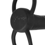 MYTHOLOGY - COBI ONYX – anál dildó heregyűrűvel, 13 cm szilikon