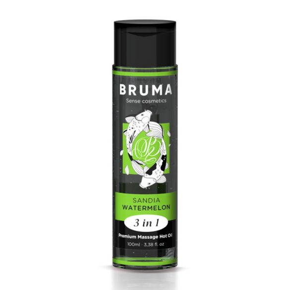BRUMA - prémium masszázsolaj: 3 az 1-ben, dinnye illatú 100 ml