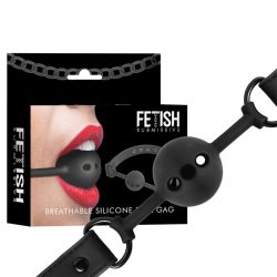 Fetish Bondage – légáteresztő szilikon golyós buksza