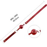 ALIVE – diszkrét lélegző szájkosár, piros színben