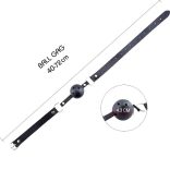 ALIVE - diszkrét lélegző szájkosár fekete színben