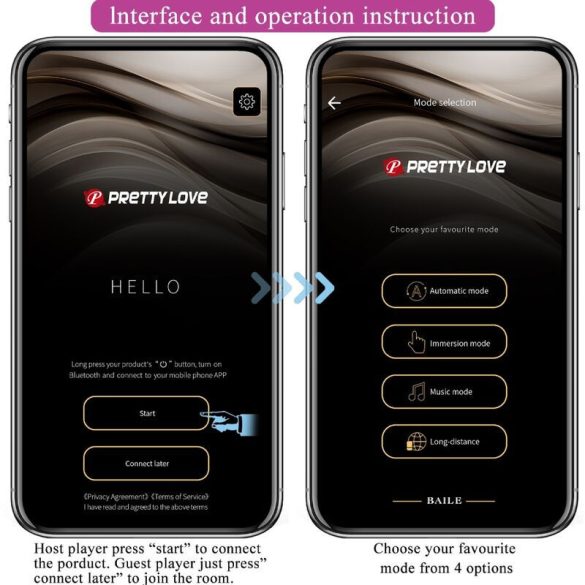 Pretty Love Doreen – újratölthető vibráló tojás távirányítóval