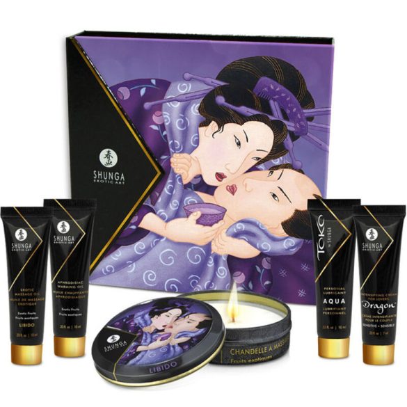 SHUNGA – egzotikus gyümölcs aromájú masszázsolaj