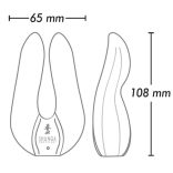 SHUNGA - AIKO intim masszírozó – elegáns feketében