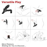 ARMONY Ranger – dupla vibráló gyűrű pároknak, fekete