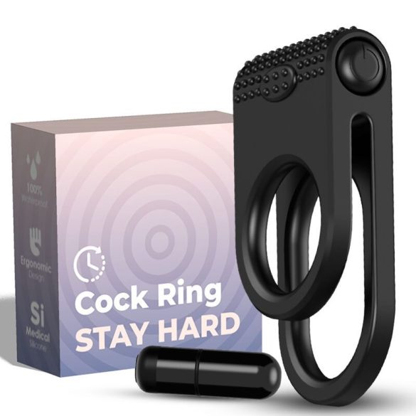 ARMONY – fekete páros dupla vibráló gyűrű